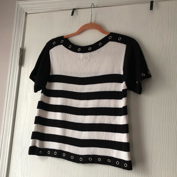 Fia Italia Vintage Handloomed Striped Sweater - Picture 2 of 3